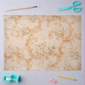 Baroque Rococo Peach-ontkoppeling Tissuepapier (Craft)