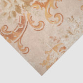Baroque Rococo Peach-ontkoppeling Tissuepapier (Detail)