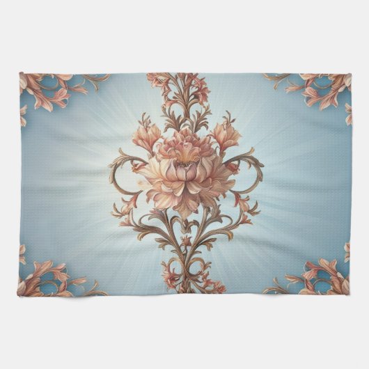 Baroque Rose  Elegance Kitchen Towels Theedoek (Horizontaal)