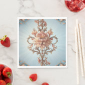 Baroque Rose Paper Napkin Servet (Insitu)
