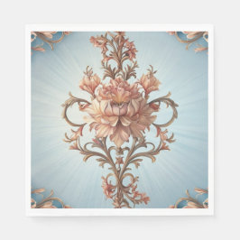 Baroque Rose   Paper Napkin  Servet