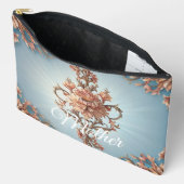 Baroque Rose Print Cut Sew Bag Etui (Open)