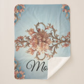 Baroque Rose  Sherpa Deken (Voorkant)