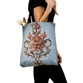 Baroque Rose Tote Bag