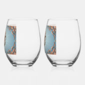 Baroque Rose Wijnglas Zonder Voet (Links)