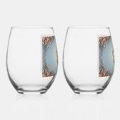 Baroque Rose Wijnglas Zonder Voet (Rechts)