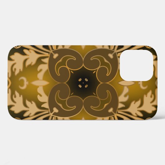 Baroque seamless pattern. Ornate glowing f Case-Mate iPhone Case (Achterkant (horizontaal))