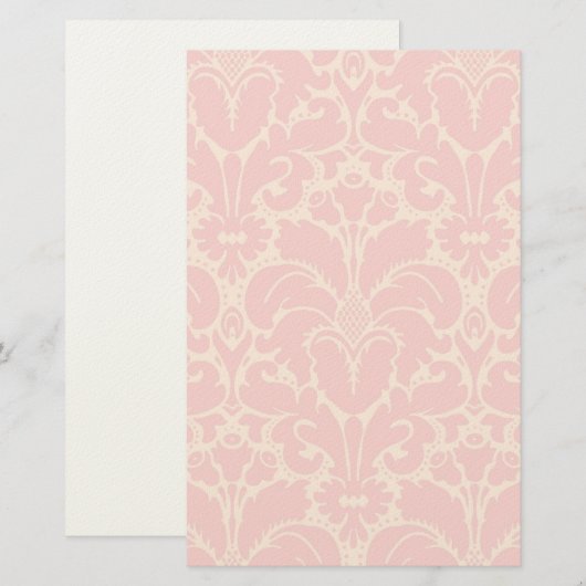 Baroque stijl demask achtergrond briefpapier (Voorkant / Achterkant)