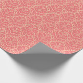 Baroque stijl demask achtergrond cadeaupapier (Hoek)