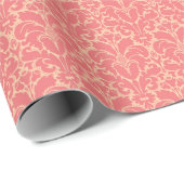 Baroque stijl demask achtergrond cadeaupapier (Rol Hoek)