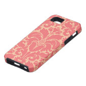 Baroque stijl demask achtergrond Case-Mate iPhone case (Onderkant)
