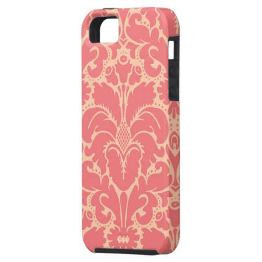 Baroque stijl demask achtergrond Case-Mate iPhone case (Achterkant Links)