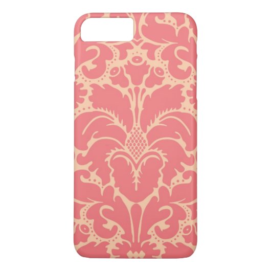 Baroque stijl demask achtergrond Case-Mate iPhone case (Achterkant)