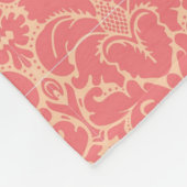 Baroque stijl demask achtergrond fleece deken (Hoek)