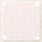 Baroque stijl demask achtergrond glazen onderzetter (Achterkant)