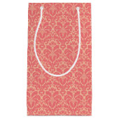 Baroque stijl demask achtergrond klein cadeauzakje (Voorkant)