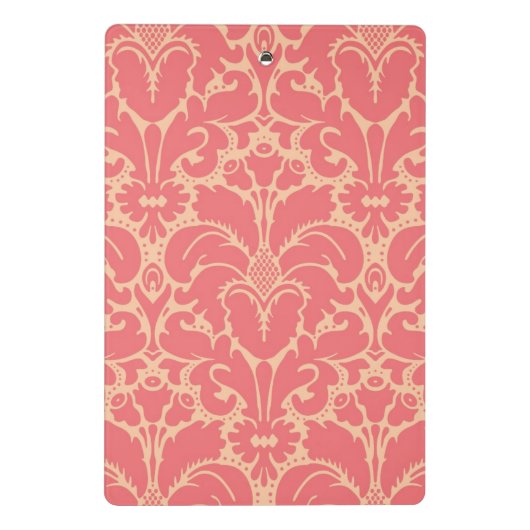 Baroque stijl demask achtergrond mini klembord (Achterkant)