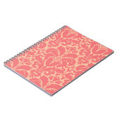 Baroque stijl demask achtergrond notitieboek (Linkerzijde)