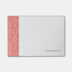 Baroque stijl demask achtergrond post-it® notes