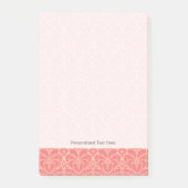 Baroque stijl demask achtergrond post-it® notes (Voorkant)