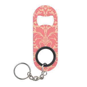 Baroque stijl demask achtergrond sleutelhanger flessenopener
