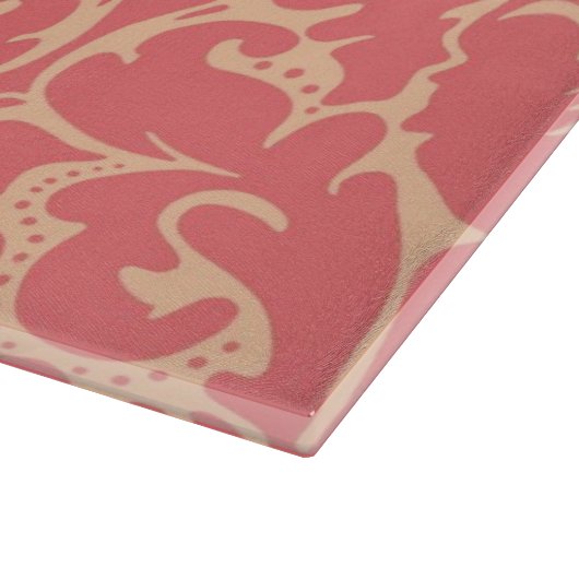 Baroque stijl demask achtergrond snijplank (Hoek)