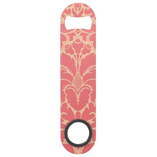Baroque stijl demask achtergrond speed flessenopener (Voorkant)