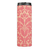 Baroque stijl demask achtergrond thermosbeker (Achterkant)