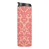 Baroque stijl demask achtergrond thermosbeker (Geroteerd rechts)