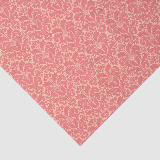 Baroque stijl demask achtergrond tissuepapier (Detail)