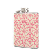 Baroque stijl demask background 2 heupfles (Links)