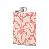 Baroque stijl demask background 2 heupfles (Links)