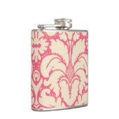 Baroque stijl demask background 2 heupfles (Rechts)