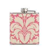 Baroque stijl demask background 2 heupfles (Achterkant)