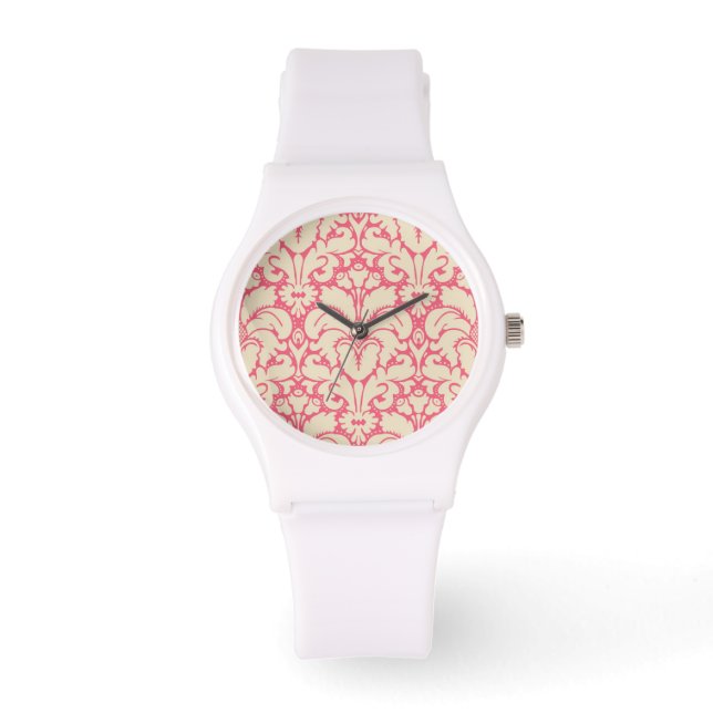 Baroque stijl demask background 2 horloge (Voorkant)