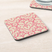 Baroque stijl demask background 2 onderzetter (Linkerzijde)