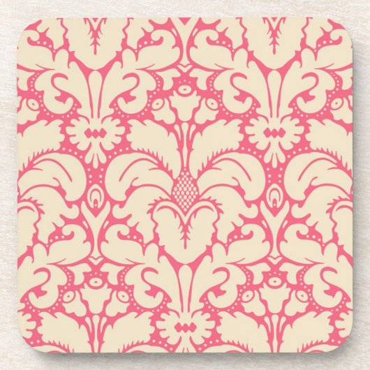 Baroque stijl demask background 2 onderzetter (Voorkant)