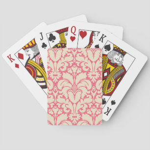 Baroque stijl demask background 2 speelkaarten