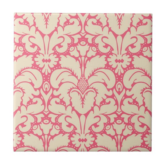 Baroque stijl demask background 2 tegeltje (Voorkant)