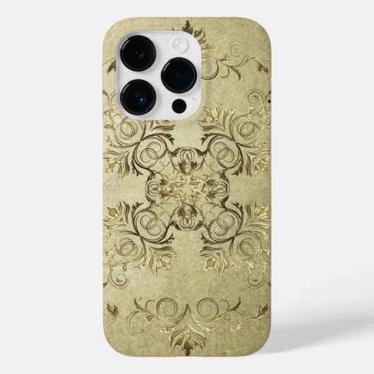 Baroque style grunge texture. Case-Mate iPhone case (Achterkant)
