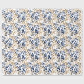 Baroque-Style Retro Classic Pattern Cadeaupapier (Vlak)