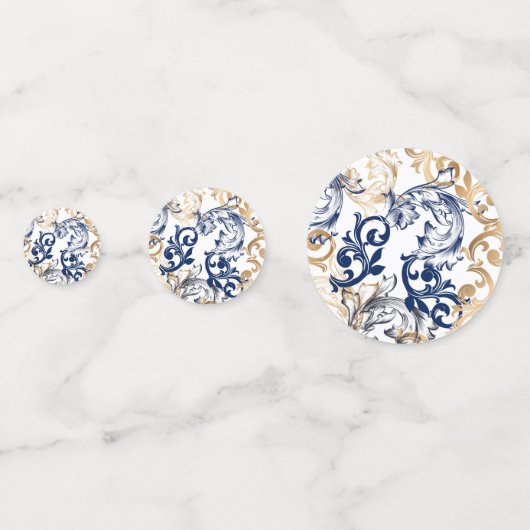 Baroque-Style Retro Classic Pattern  Confetti (Voorkanten)