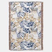 Baroque-Style Retro Classic Pattern  Deken (Voorkant Verticaal)
