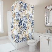 Baroque-Style Retro Classic Pattern  Douchegordijn (In situ)