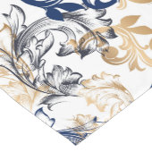 Baroque-Style Retro Classic Pattern Korte Tafelloper (Hoek)