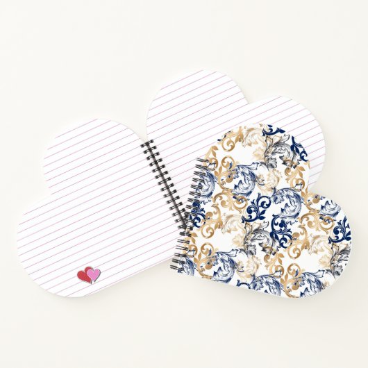 Baroque-Style Retro Classic Pattern Notitieboek (Binnen)