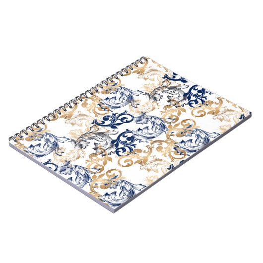 Baroque-Style Retro Classic Pattern  Notitieboek (Linkerzijde)