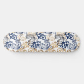 Baroque-Style Retro Classic Pattern  Persoonlijk Skateboard (Horizontaal)