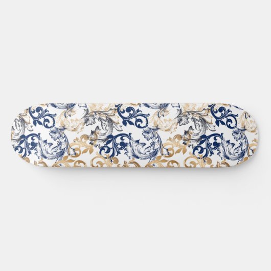 Baroque-Style Retro Classic Pattern  Persoonlijk Skateboard (Horizontaal)