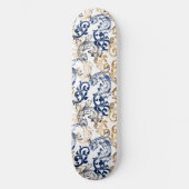 Baroque-Style Retro Classic Pattern  Persoonlijk Skateboard (Voorkant)
